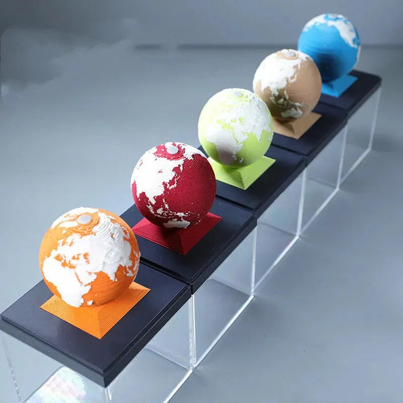 Earth Calendar 3D Earth Model Desk Calendar Sign Gift Paper Sculpture - Bellarte Enchanté Earth Calendar 3D Earth Model Desk Calendar Sign Gift Paper Sculpture